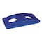 Rubbermaid Commercial Bottle and Can Recycling Top, Blue, Plastic, 20.38 in W/Dia FG269288BLUE - alternate 2